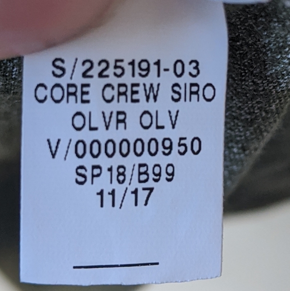 Old Navy green Heather crew neck tee soft washed - Picture 3 of 5